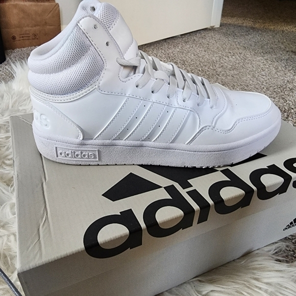 adidas Shoes - Adidas White High-Top Sneakers
